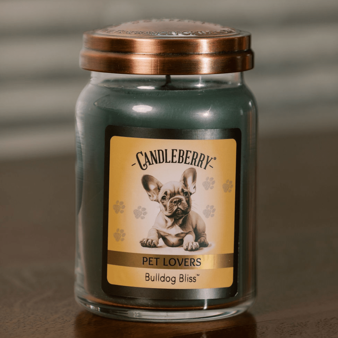 Bulldog Bliss™ Large Jar Candle | Soy Blend Glass | 155H