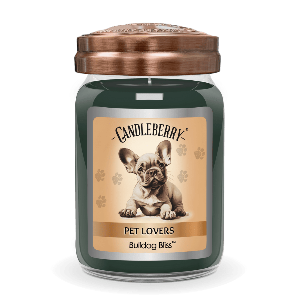 Bulldog Bliss™ Large Jar Candle | Soy Blend Glass | 155H