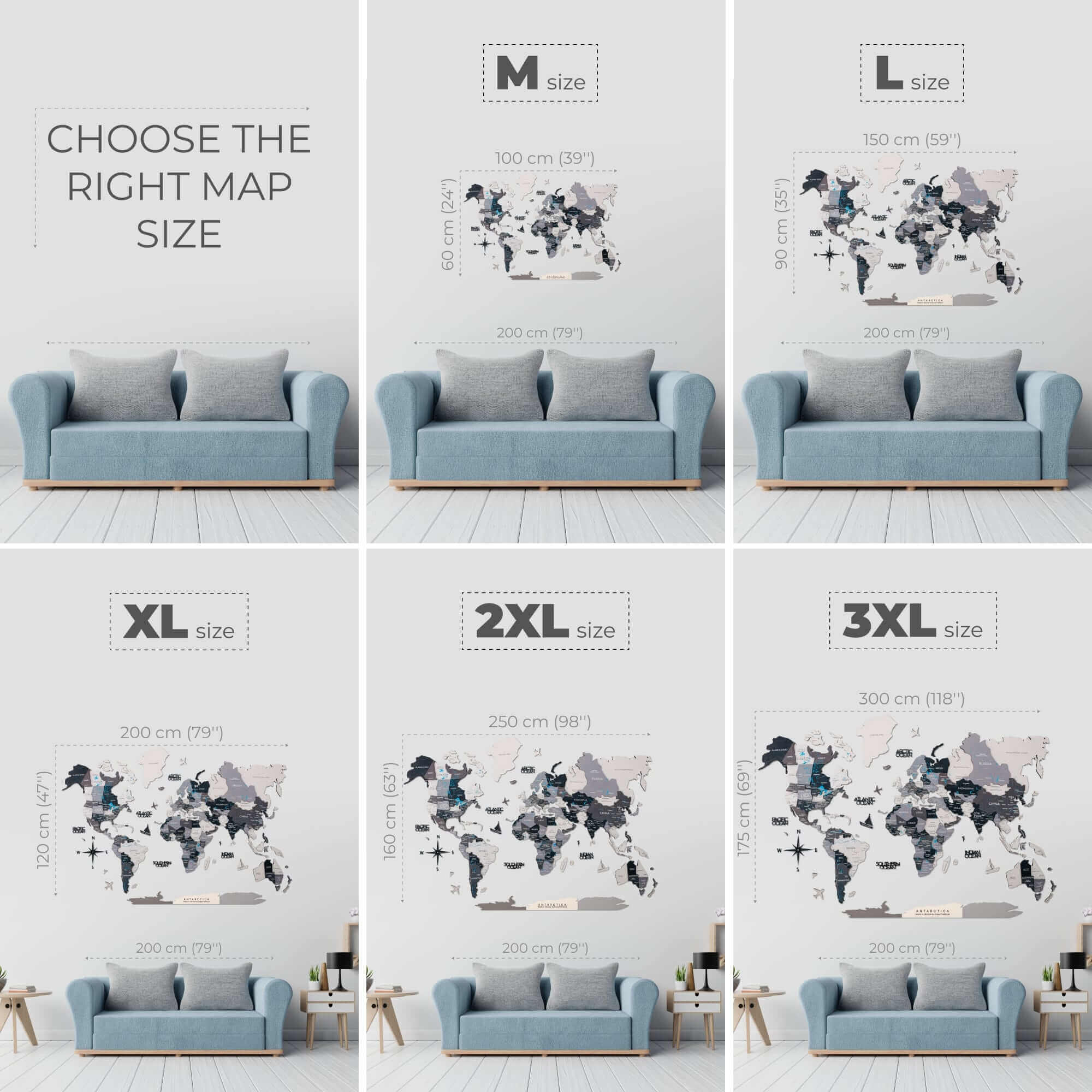 Wooden World Map Bundle with Colored Flag Pins for Travel Lovers