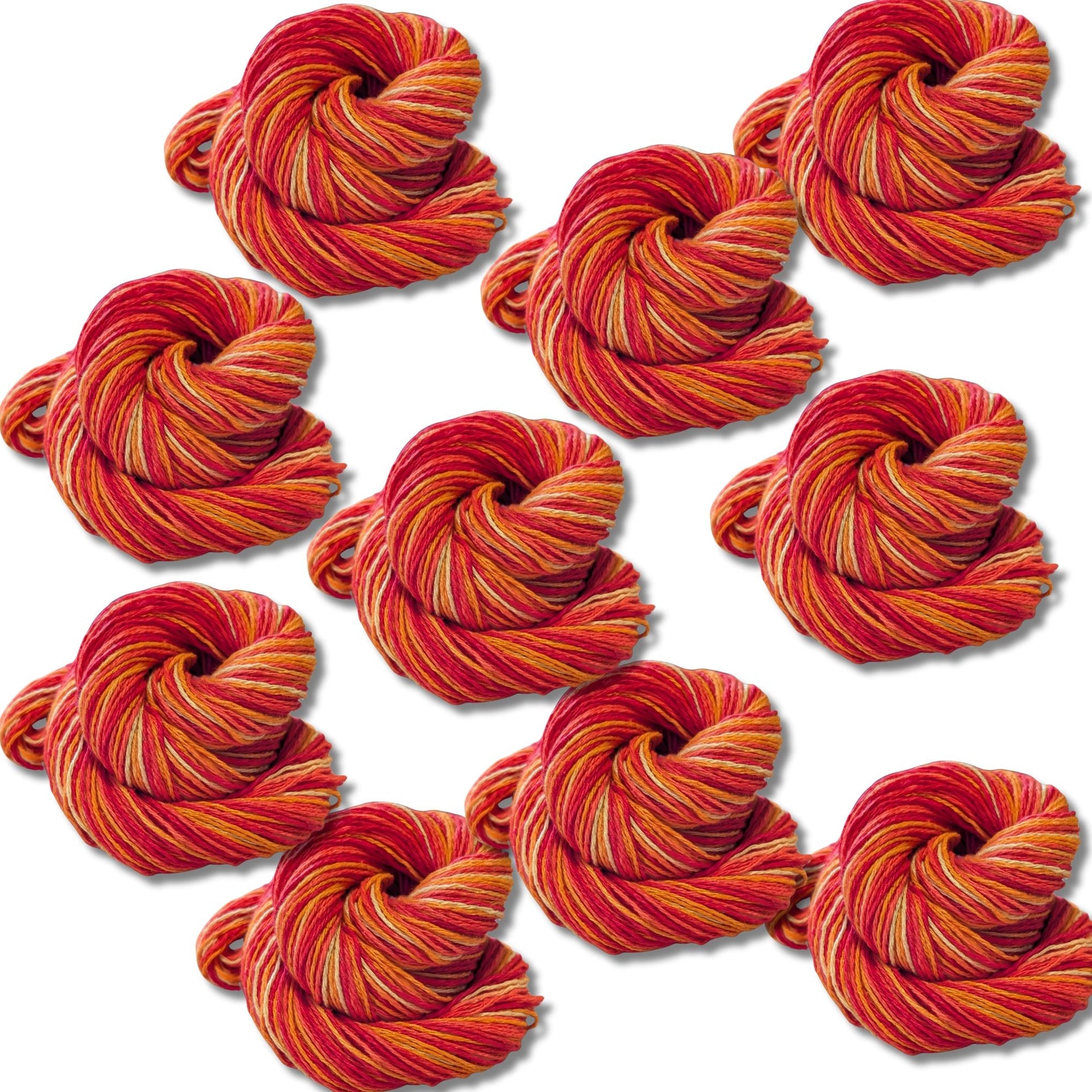 10 Pack Bulk Yarn Bundle – Multicolor Bohemian Craft Supplies