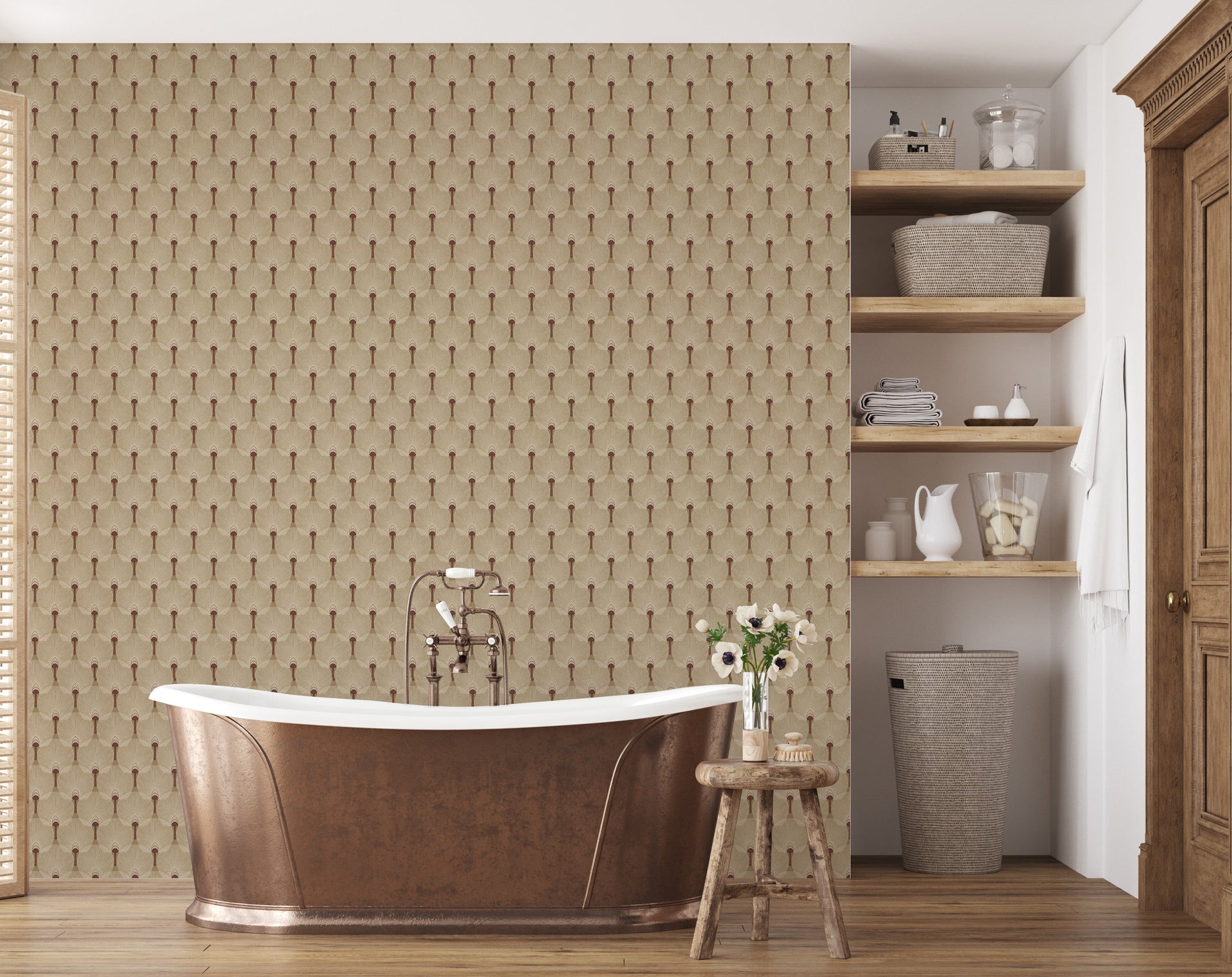 Alma Peel and Stick Removable Wallpaper by Marie Erstad Studio