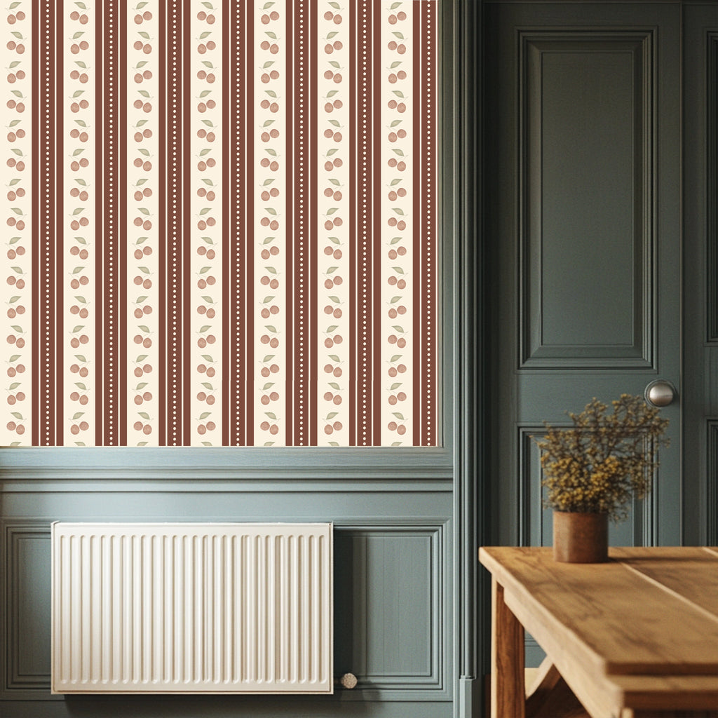 Arista Peel and Stick Wallpaper – Blush Pink, Cream & Sage Green