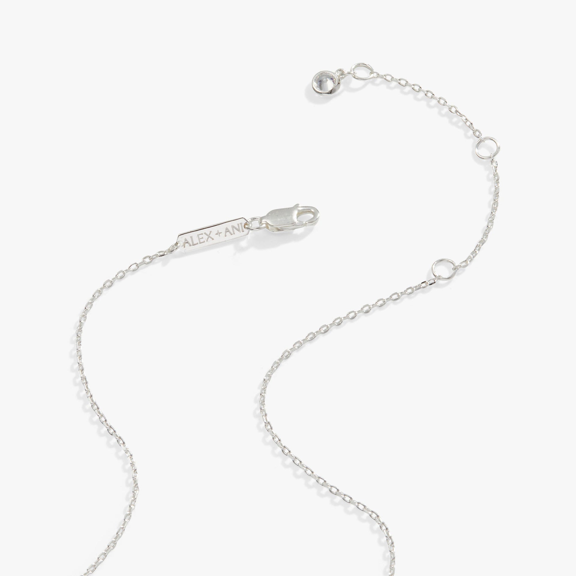 Butterfly Pendant Necklace with Crystal Accents, Adjustable Chain