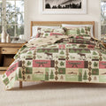 Wilder Collection 3 Piece Lodge Quilt Set Rustic Bedding