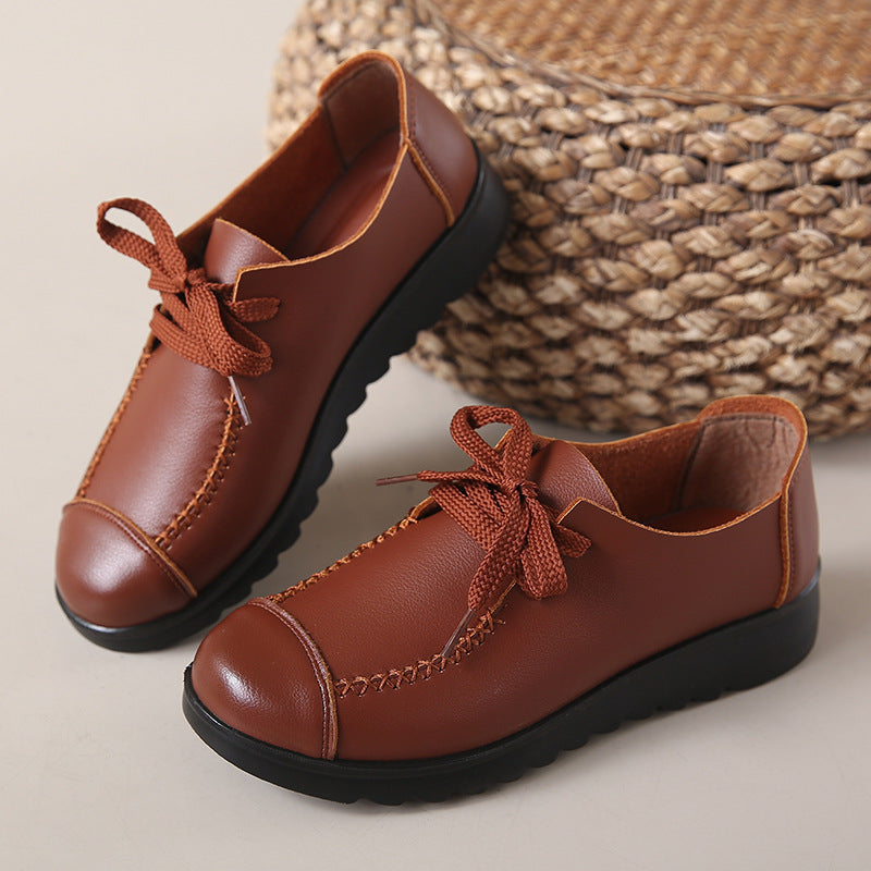 Women's Comfortable Flat Work Shoes with Soft Sole and Anti-Slip