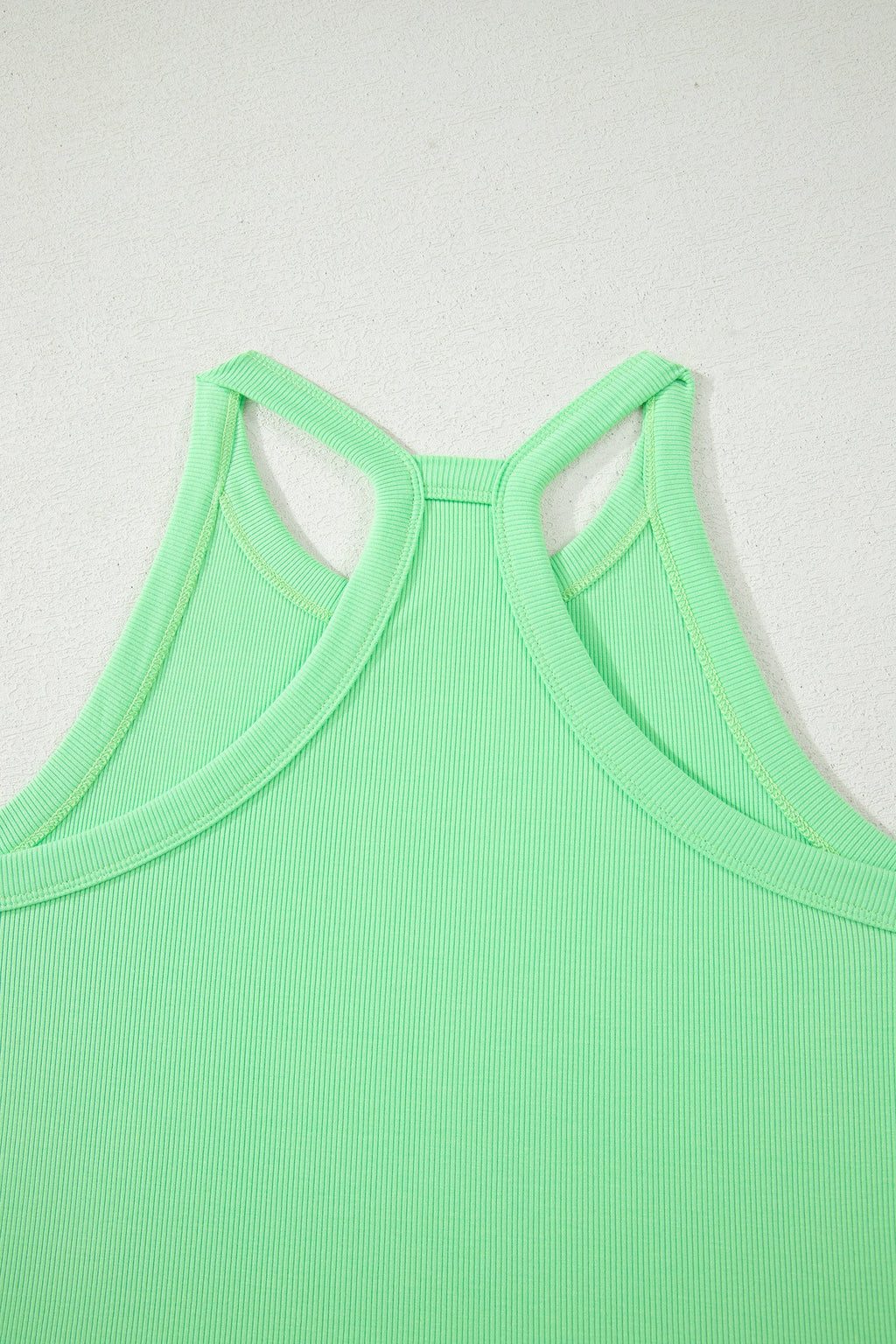 Sky Blue Slim Tank Top and Elastic Waist Mini Skort 2-Piece Set