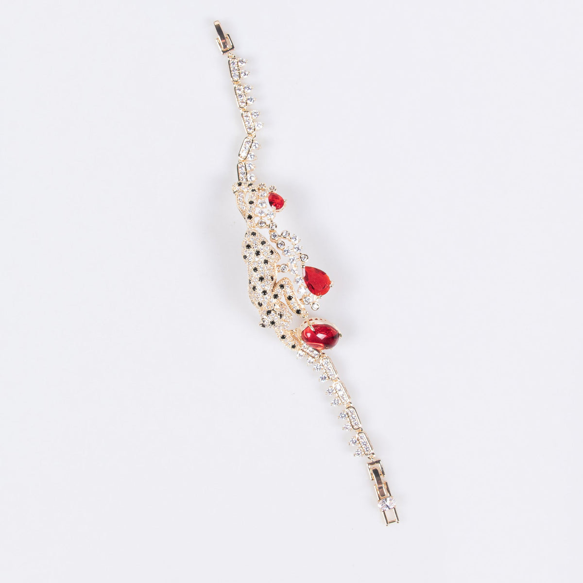 Cross-border Fall Into The Galaxy Exquisite Cheetah Bracelet High-level Egg Face Bracelet Micro-inlaid Full Of Diamonds Light Luxury Jewelry Wholesale