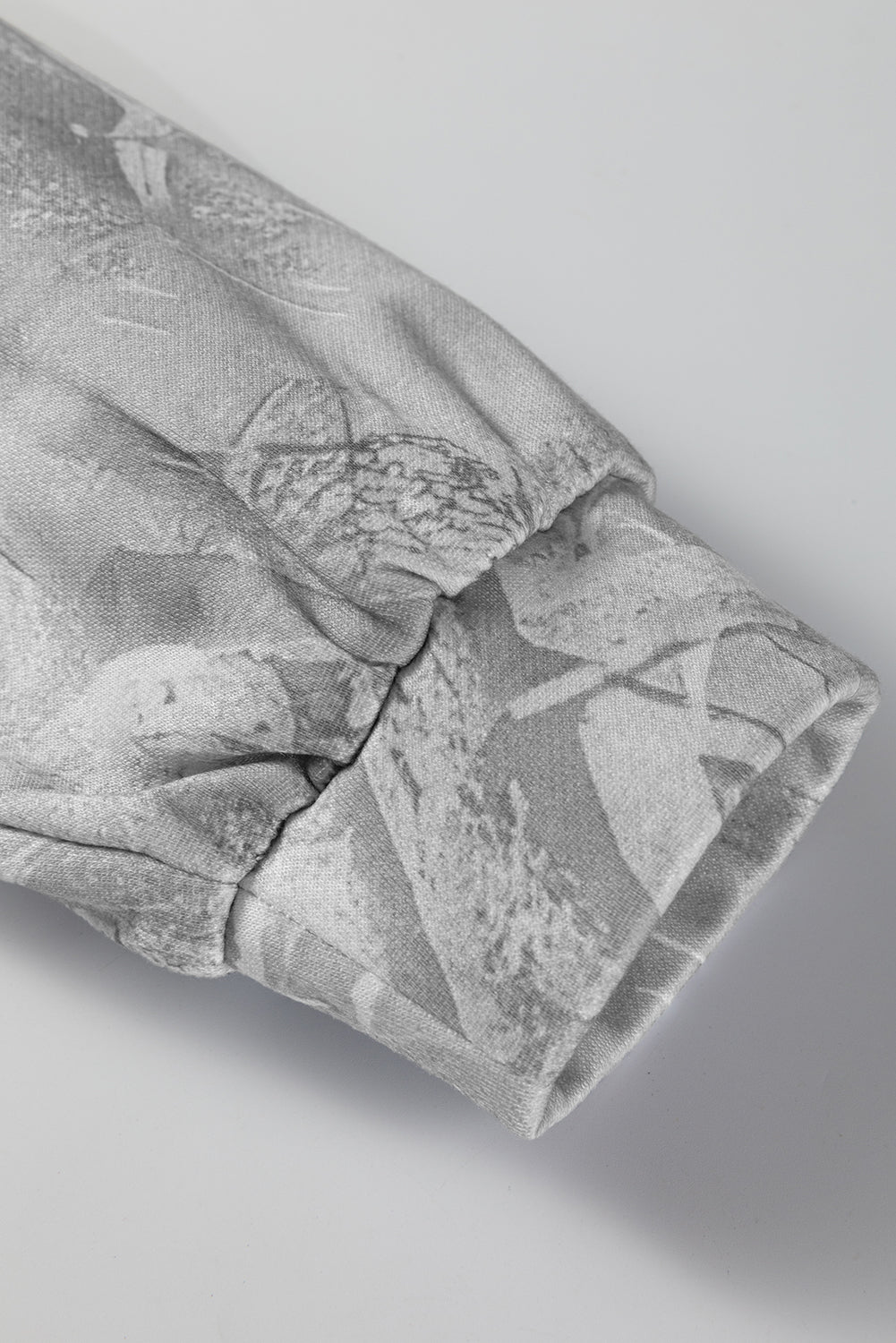 Light Pink Camo Woodland Oversized Sporty Hoodie