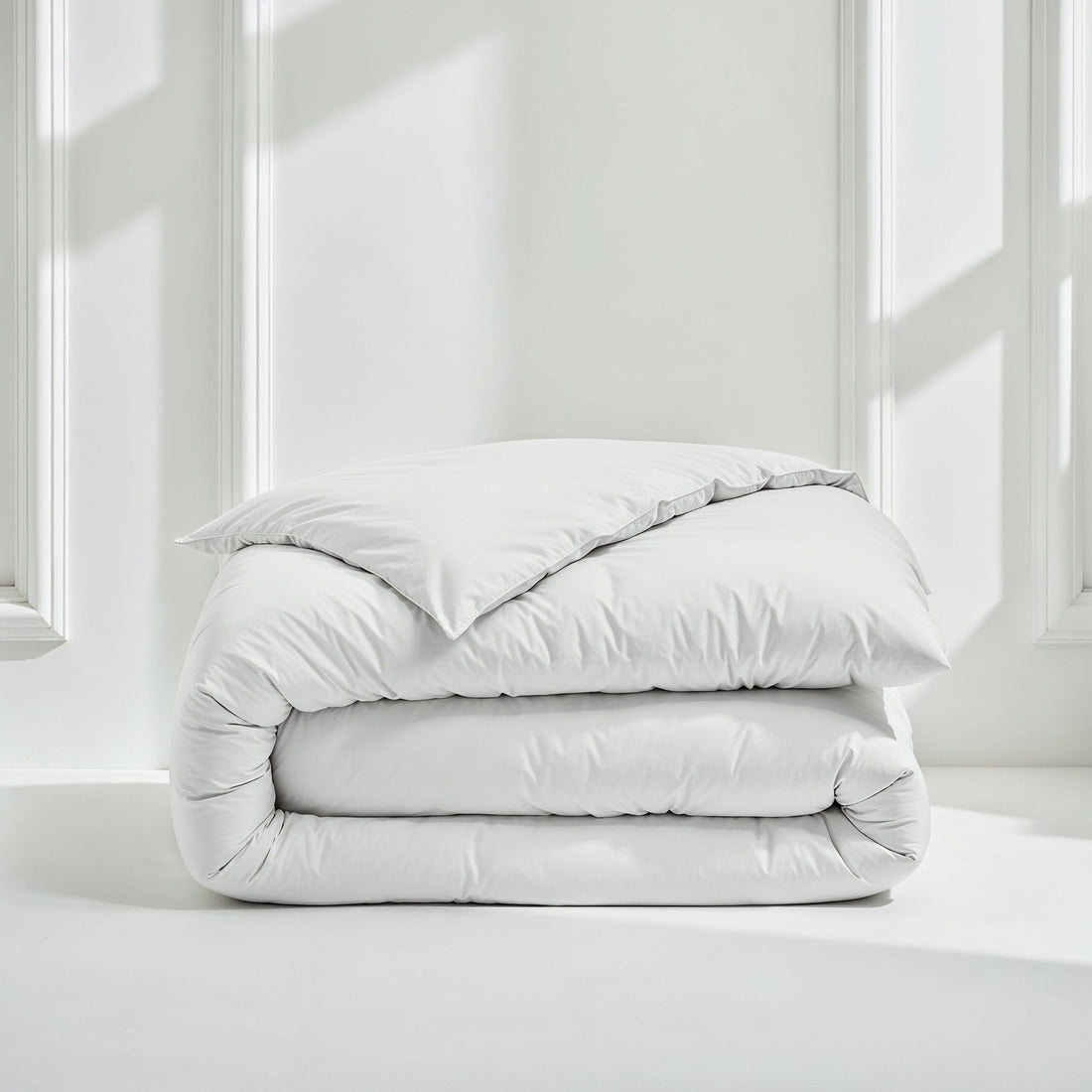 Australian Cotton Sateen Duvet Cover in Stripe and Solid - Image 19