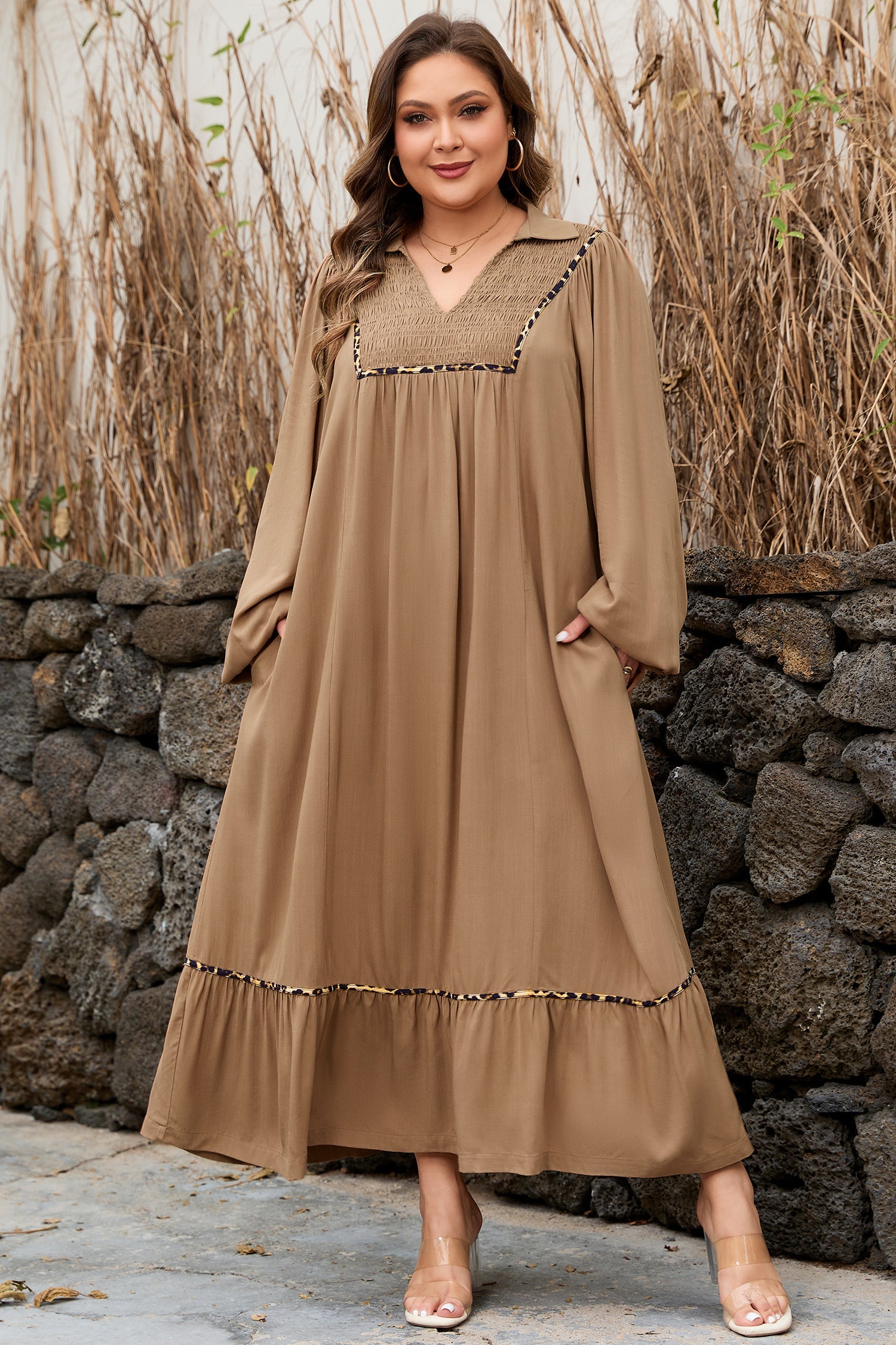 Frankie accent Bracelet Long PLUS Dress