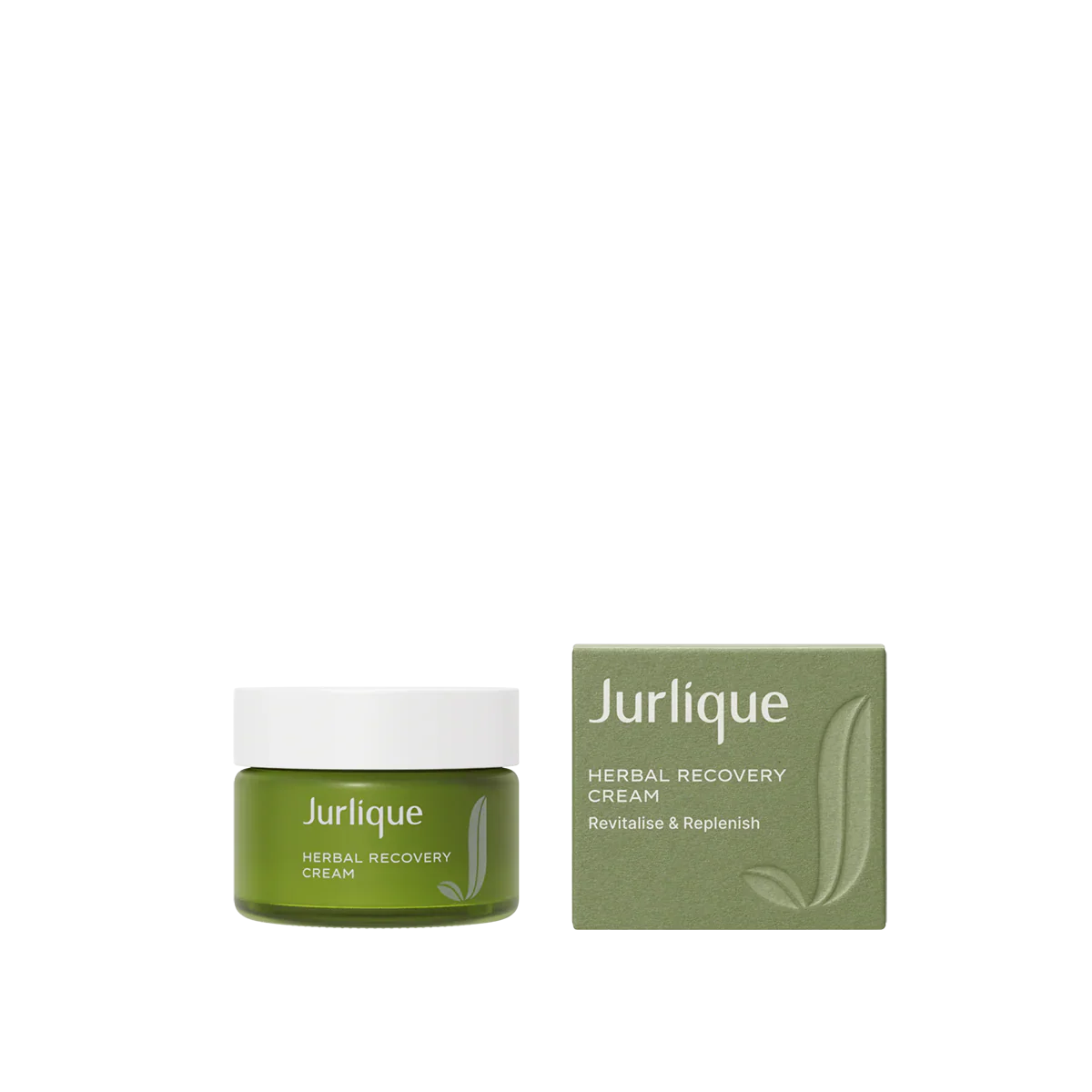 1.7 oz jar of Jurlique Herbal Recovery Cream for anti-aging skin care
