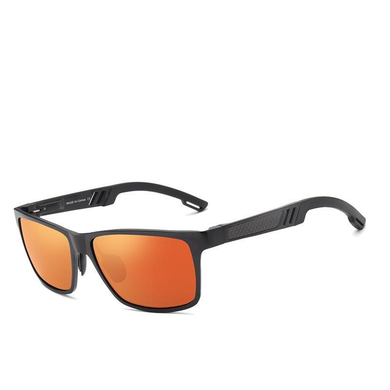 Sporty Aluminum Polarized Sunglasses for Golf and Driving