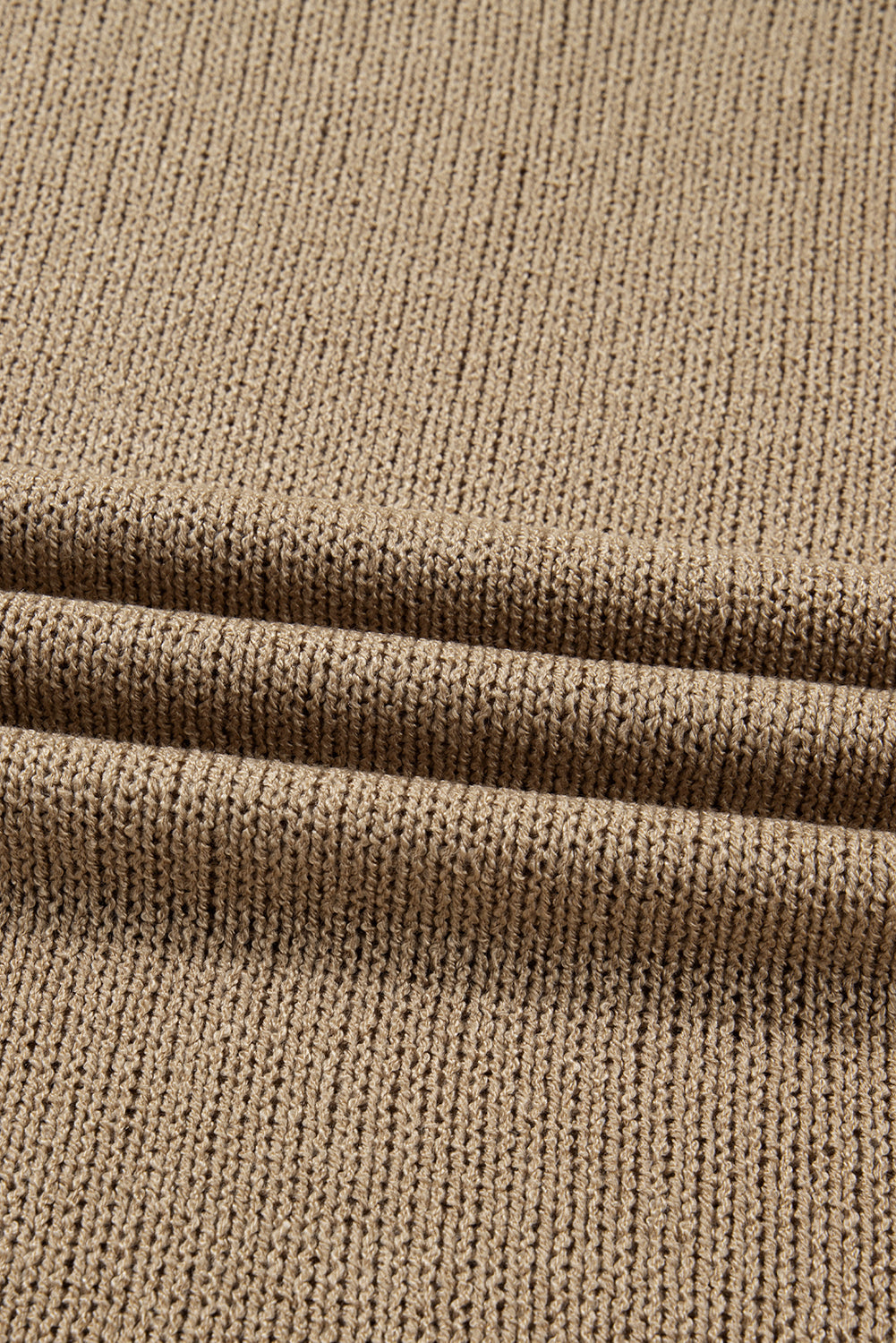 Laylani Drop Shoulder Slouchy Sweater in Camel and Tan