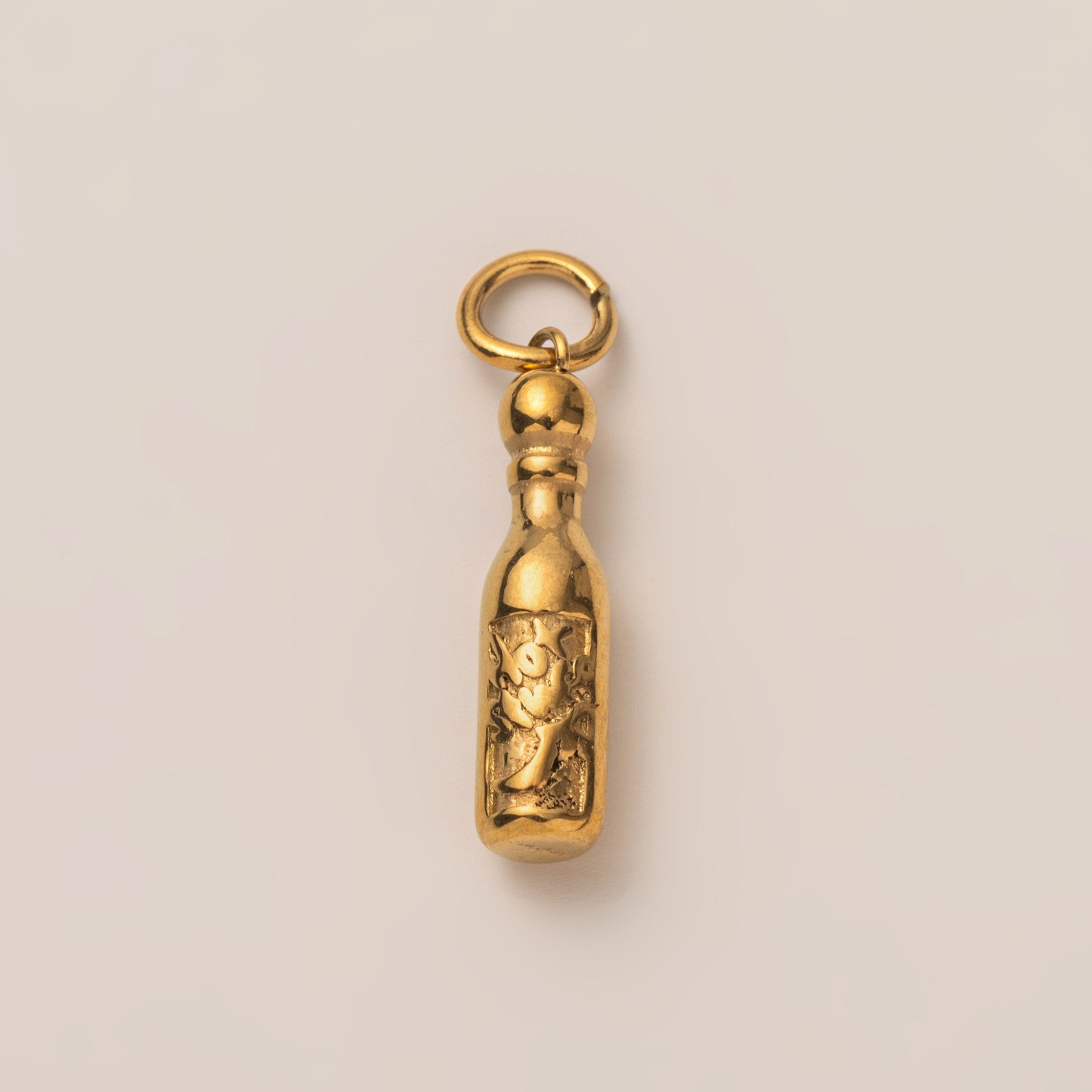 18K Gold Vacuum Plated Small Pendant Necklace