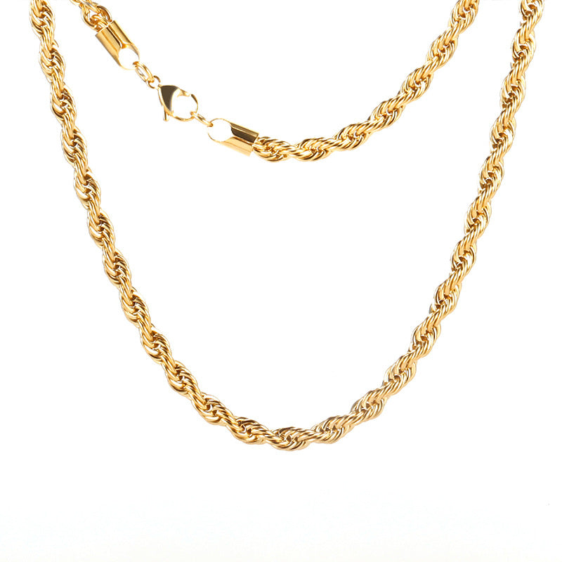 Versatile Stainless Steel Twisted Chain
