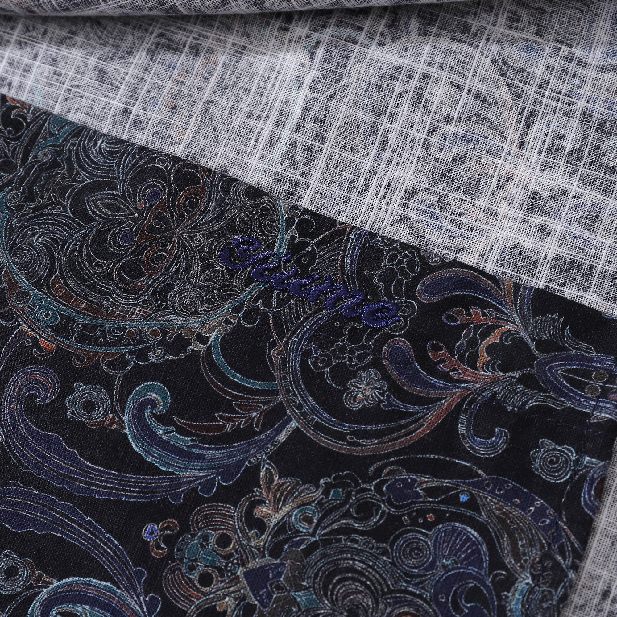 Men's Symmetrical Aesthetic Long Sleeve Cotton Button-Down Shirt
