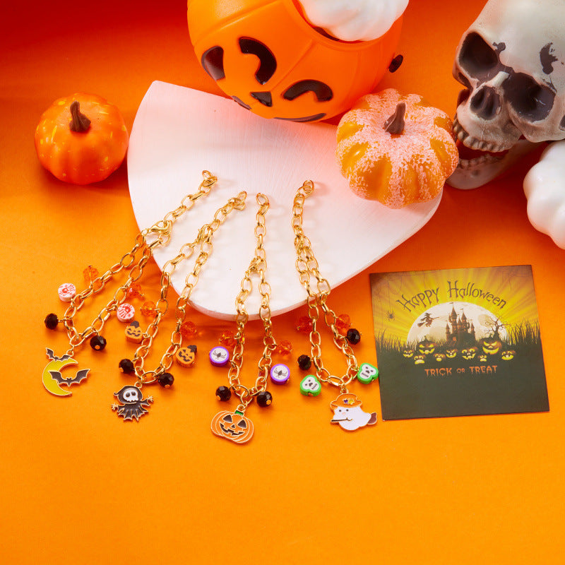 Creative Ghost Pumpkin Halloween Series Bracelet