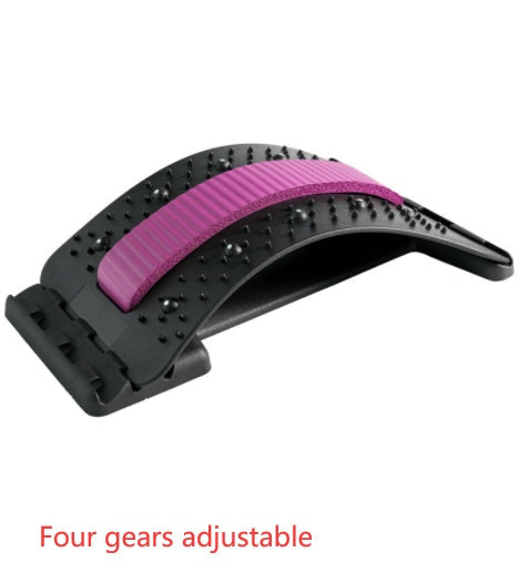 Adjustable Lumbar Back Stretcher & Spine Support for Pain Relief