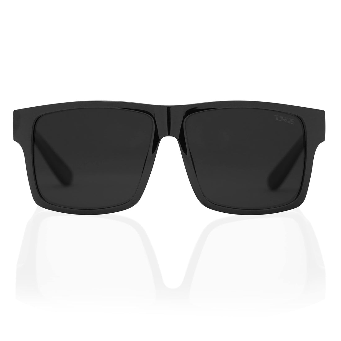Extra Dark Polarized Sunglasses with Glossy Frame Finish