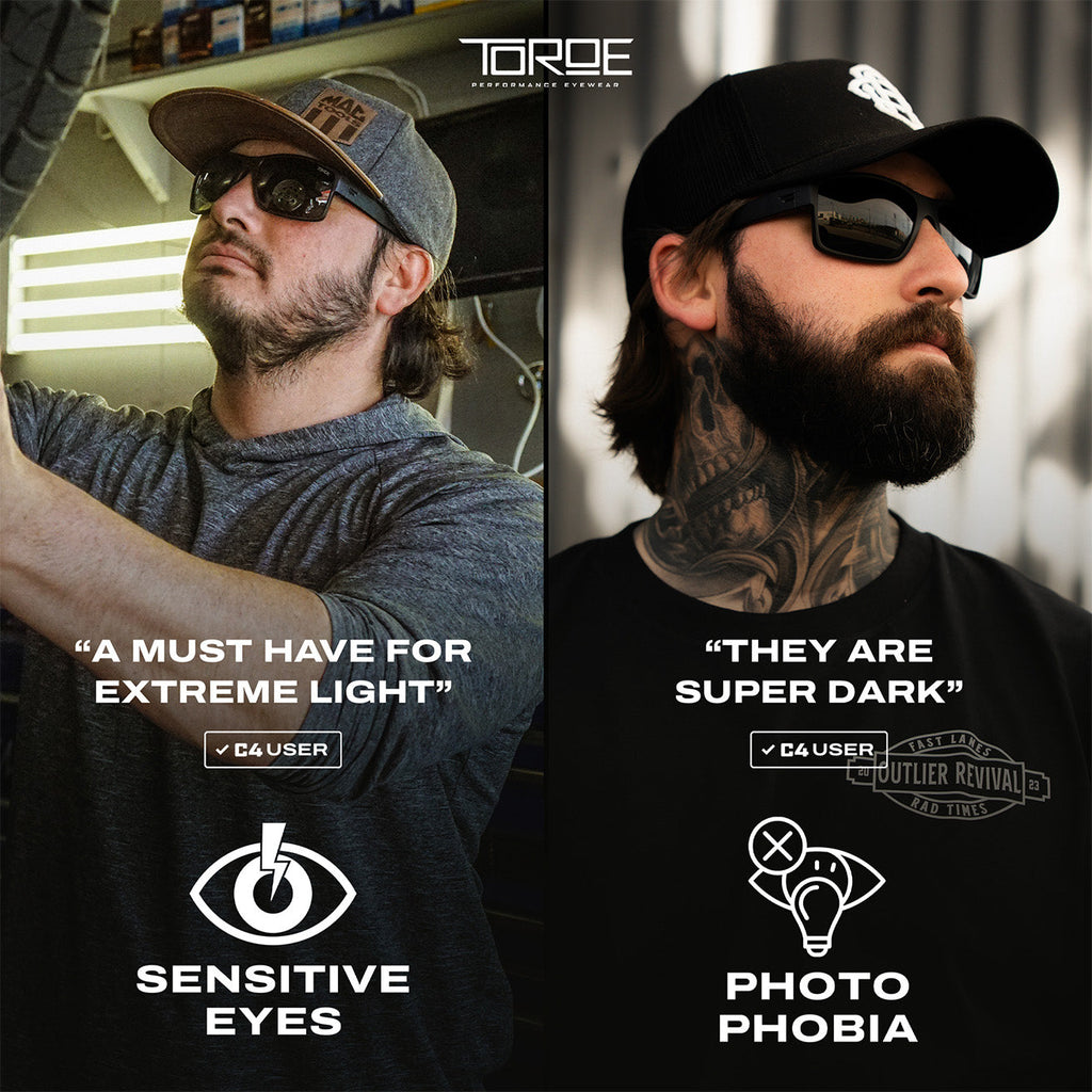 Mojave C4 Extra Dark Polarized Sport Sunglasses - Matte Black