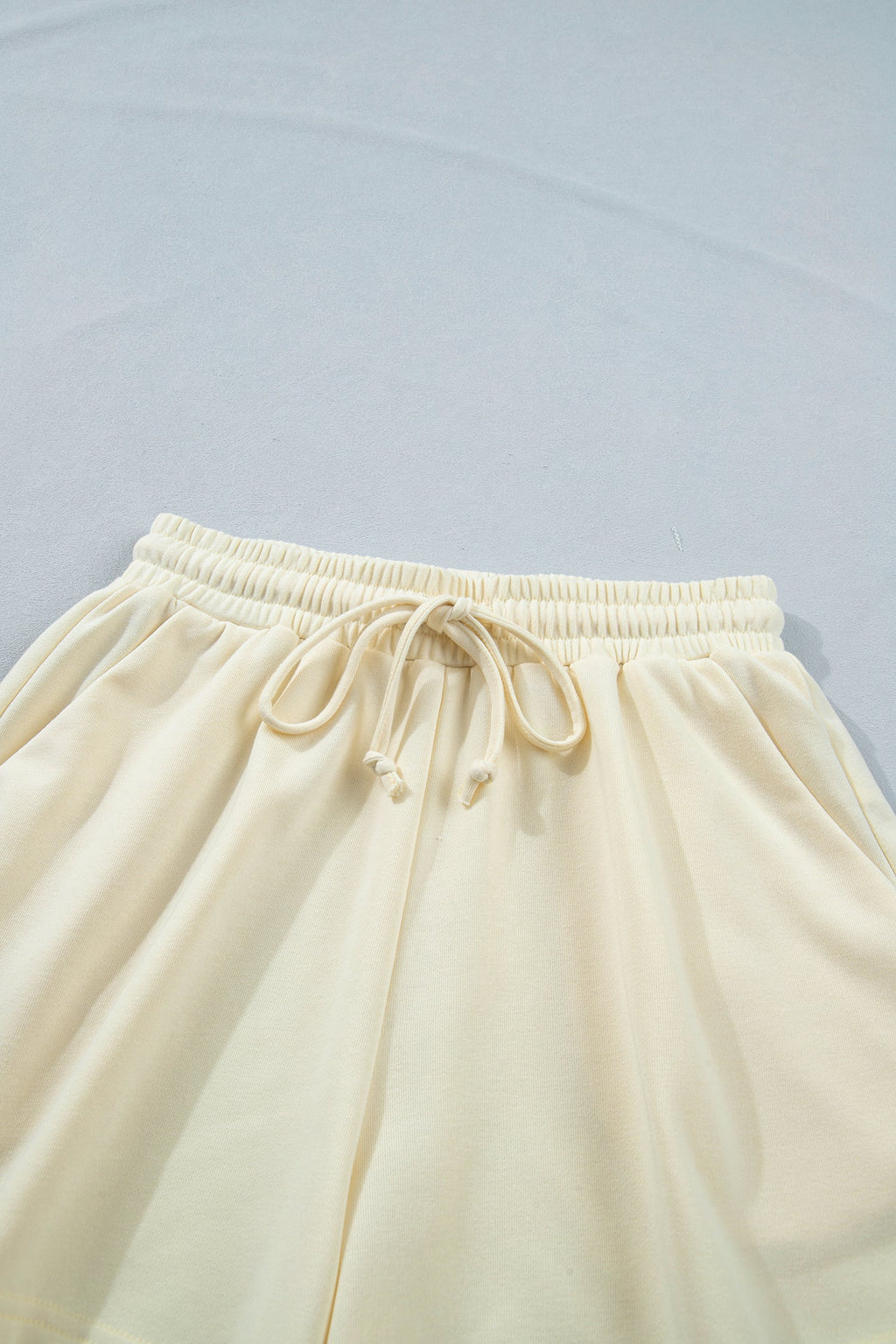 Leopard Bow Patch V-Neck Tee and Drawstring Shorts Set - Image 5