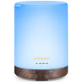 URPOWER 2nd Gen 300ml Aroma Essential Oil Diffuser Night Light Ultrasonic Air Cool Mist Humidifier with AUTO Shut Off and 6-7 Hours Continuous Diffusing and 4 Timer Settings for Home Office Yoga Spa