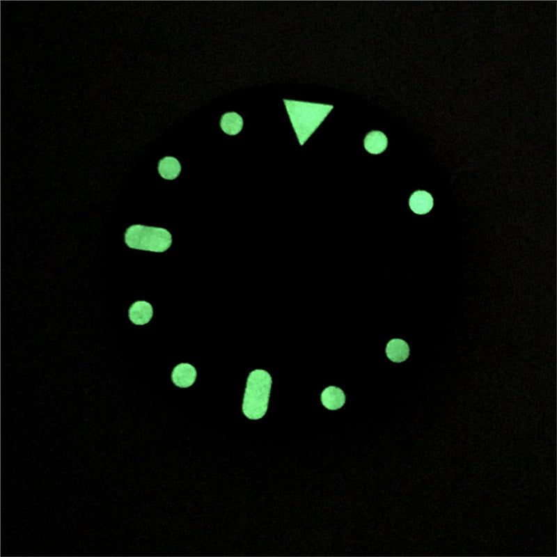 Modified Watch Dial With Luminous Numerals