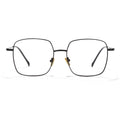 Cyxus Women Blue Light Bloking Glasses Anti Blue Light Glasses Square Rertro Metal Frame Glasses Black