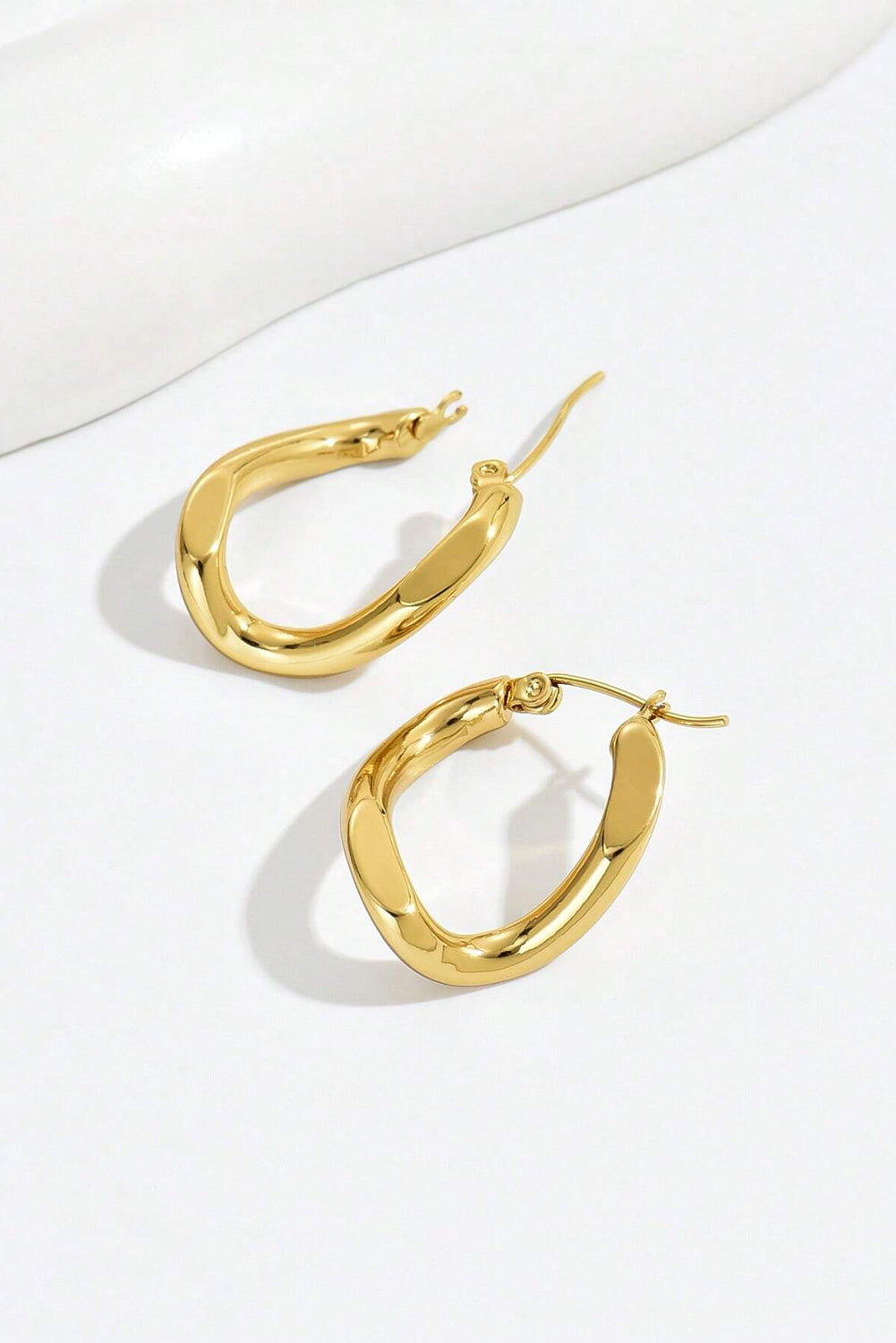 Zyla Spiral Stainless Steel Earrings