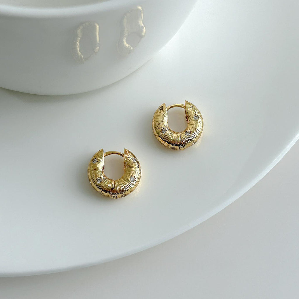 Circle Line Ear Clips Earrings For Women
