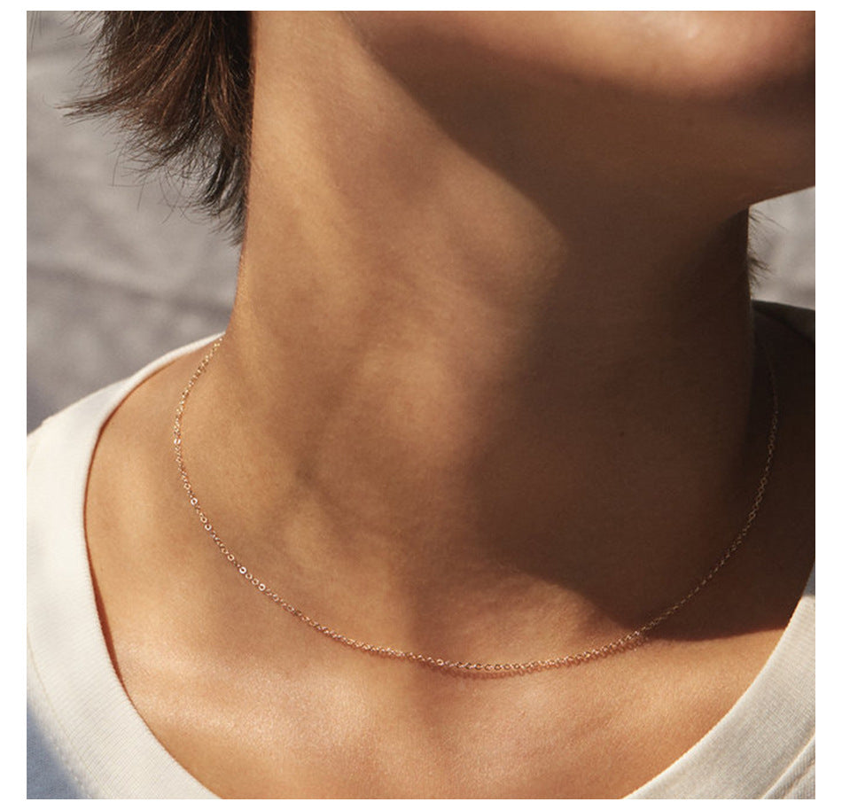 Alloy Gold Necklace Elegant American Collar