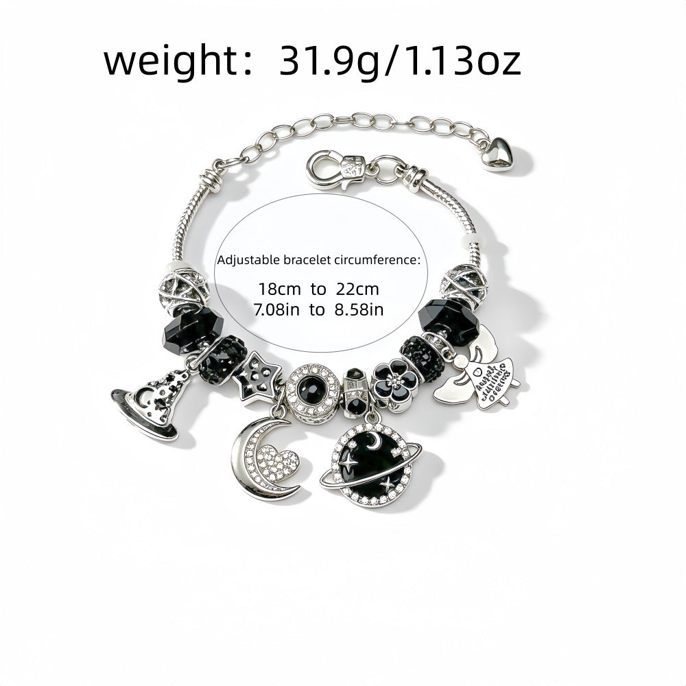Magic Wizard Hat Planet Snake Bone Bracelet