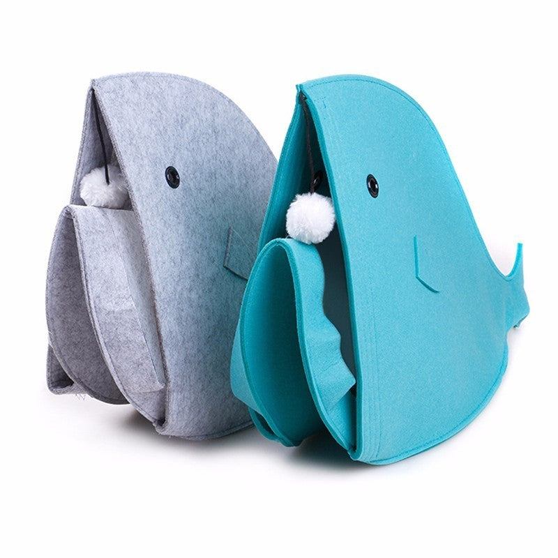 Washable Non-Woven Cat Bed, Shark Dog Bed, Foldable Pet Cave
