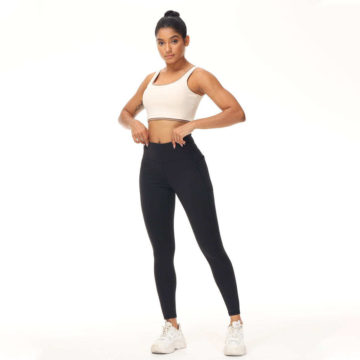 Women's High Waist Slim Leggings Performance Athletic Pants - Image 4