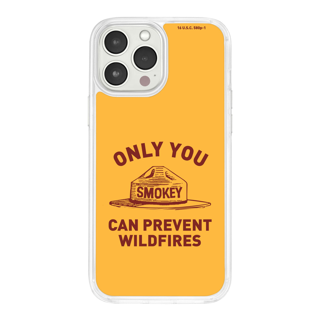 Smokey Bear Classic HD Apple iPhone 16 Mag-Safe Phone Case