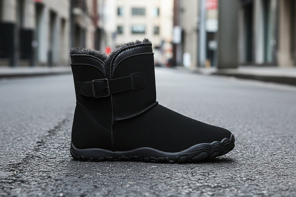 Unisex Warm Fleece-Lined Snow Boots – Anti-Slip Winter Boots for Men & Women