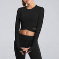 Autumn Women's Long Sleeve Workout Yoga Top