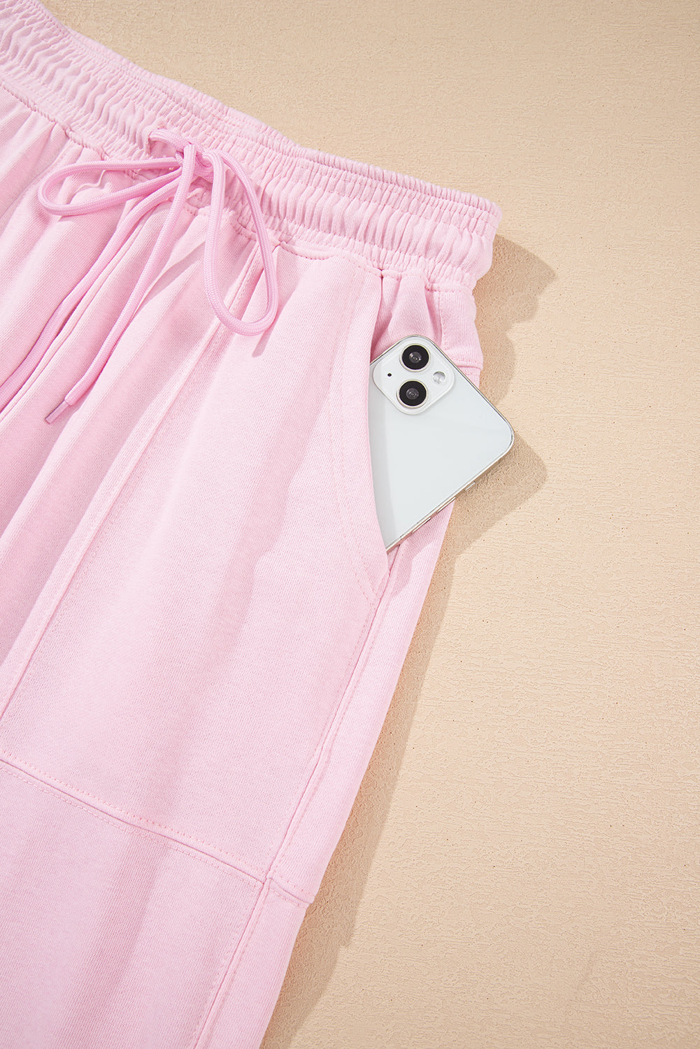 Drawstring Elastic Waistband Jogger Pants