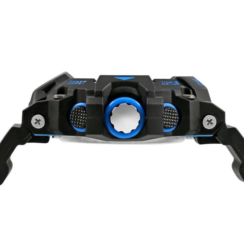 Men's Dual Display Tactical Sport Watch with LED and Alarm