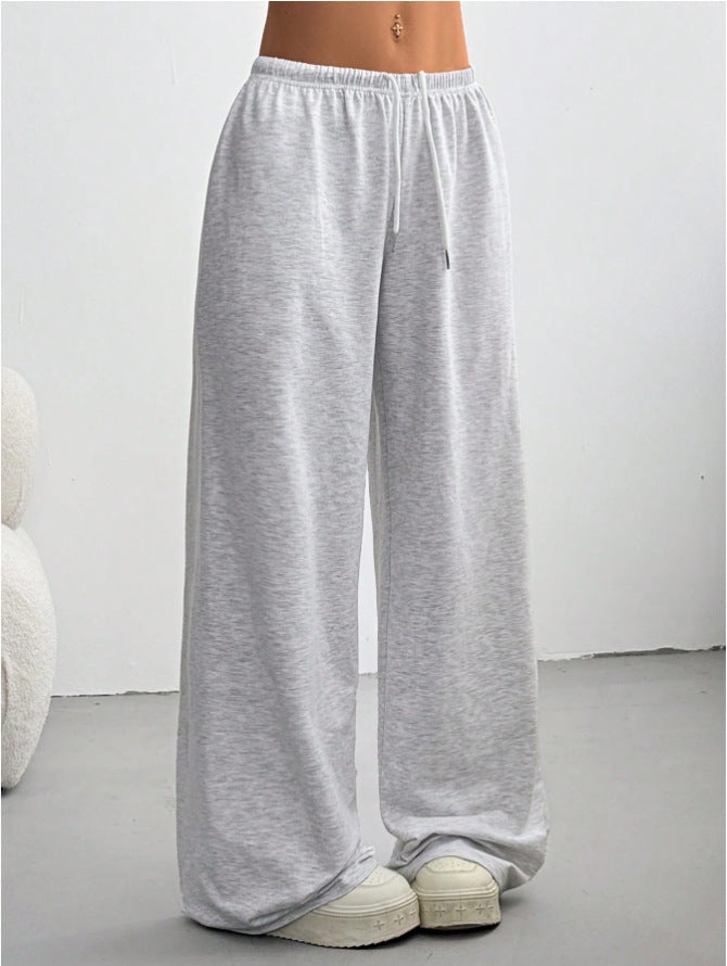 Straight-Leg Drawstring Sweatpants with Elastic Waist - Image 11