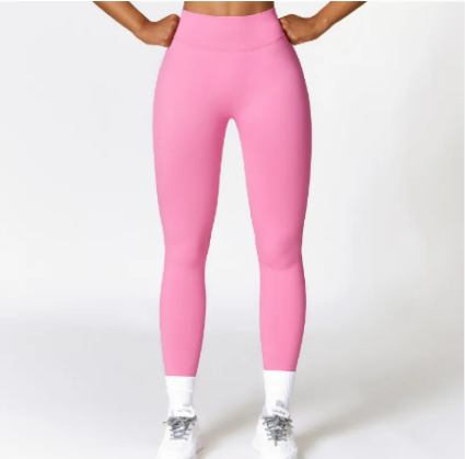 High Waist Hip Lift Brushed Yoga Pants Women's Fitness Pants