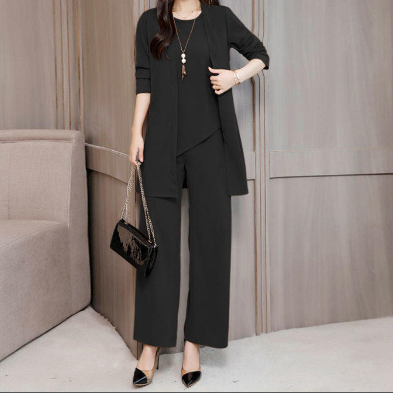 Women's 3-Piece Loose Outfit Set in Red - Image 5