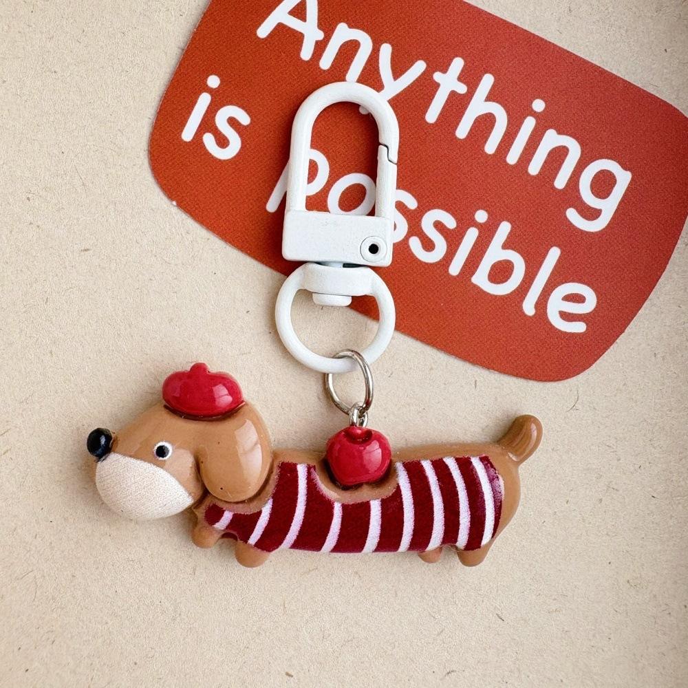 Dachshund Keychain Hair Accessory Part