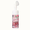 Rose Foaming Face Wash with integrated cleansing brush