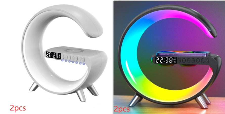 G-Shaped LED Intelligent Lamp with Wireless Charger & Bluetooth Speaker