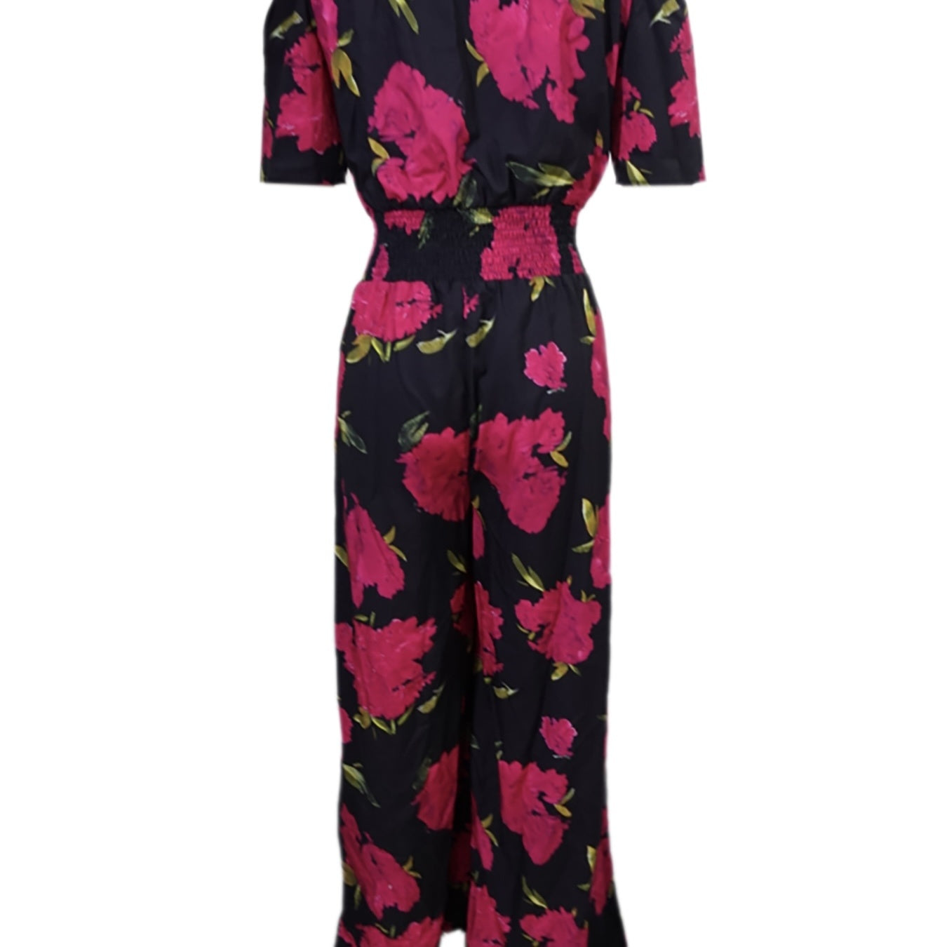 Women's One-Shoulder Floral Print Jumpsuit Casual Summer Romper