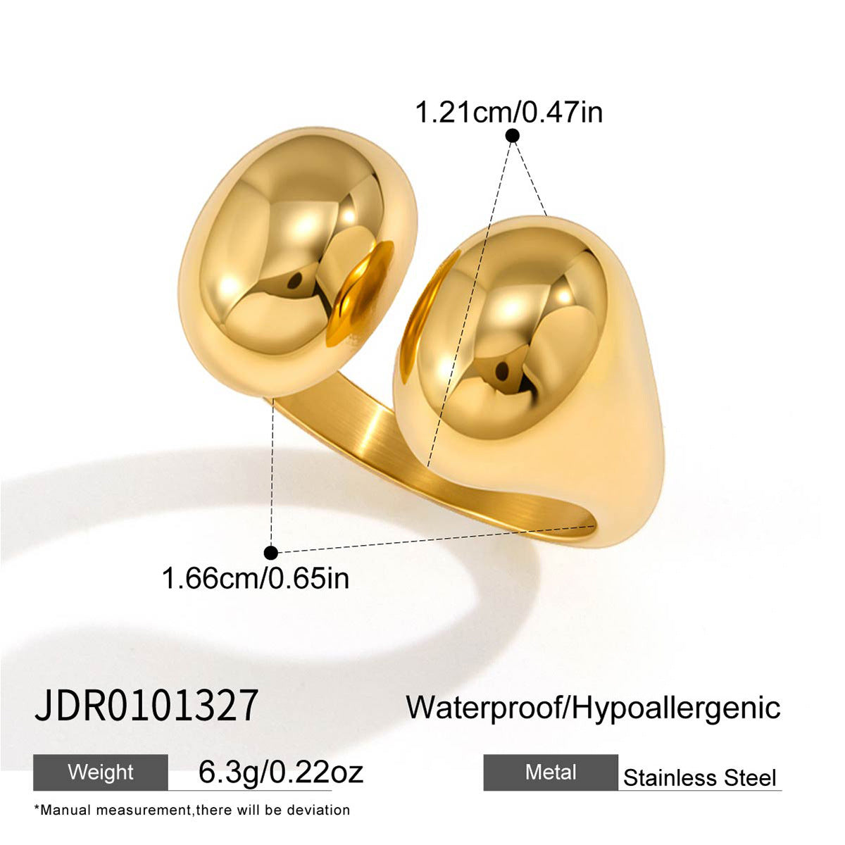 Colorfast Titanium Steel Ring