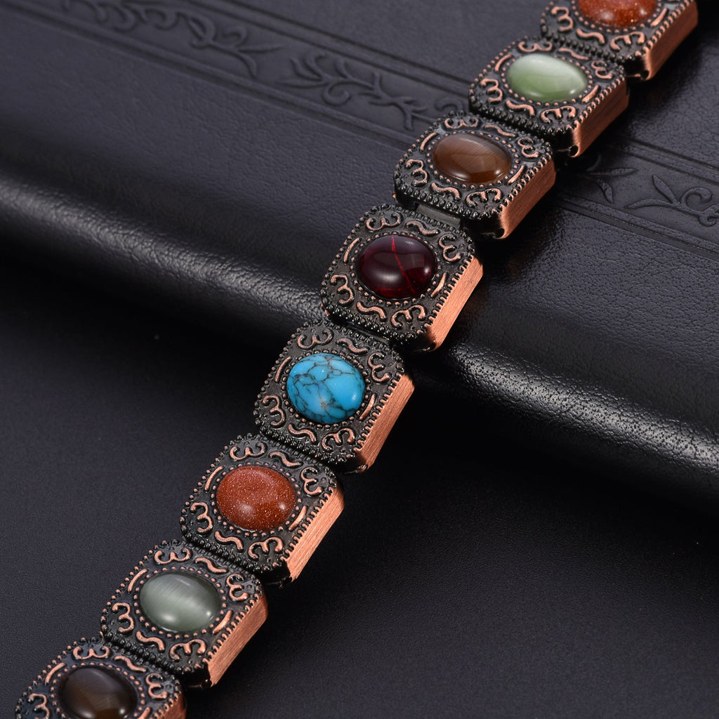 Full-Crystal Sparkling Square Bracelet For Women