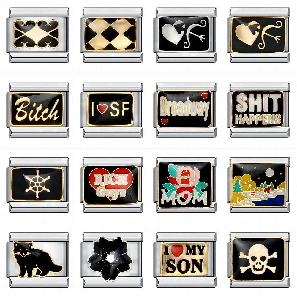 Cartoon DIY Italian Module Bracelet Accessories