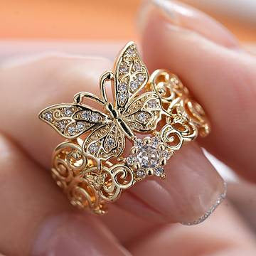 High-end Fashionable Light-luxury Ring Jewelry